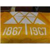 Image 4 : 1867-1967 Centennial Flag, 74" x 44".