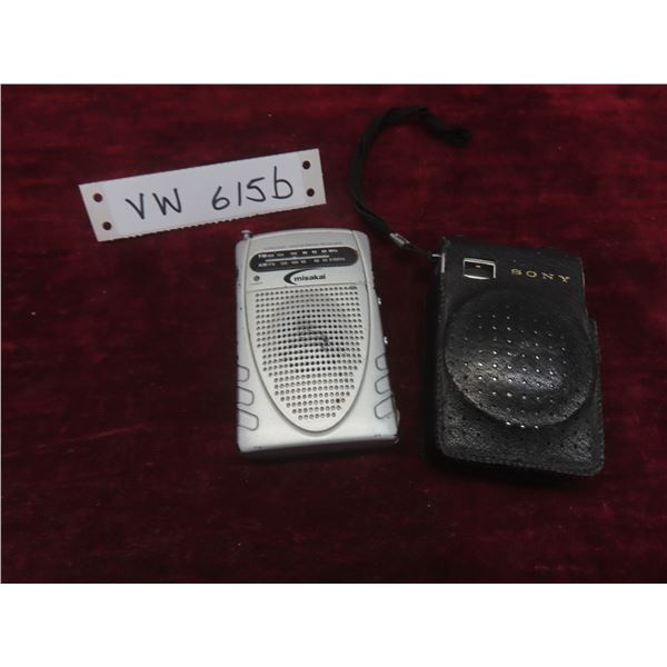 2 Transistor Radios.