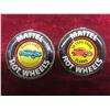 Image 5 : 8 Mattel Hot Wheel Collector Buttons (1969) And A Highway Patrol Car.