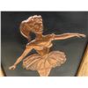 Image 5 : Copper Craft Style Framed Ballerina 18" x 15"; And Artwork Depicting Palais De Justice In France