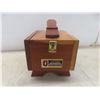 Image 10 : Esquire Redwood Shoe-Shine Box With Accessories.