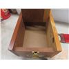 Image 6 : Esquire Redwood Shoe-Shine Box With Accessories.