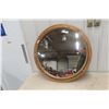 Gilted Framed Mirror 32'' Diameter 