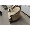 Image 4 : 2 Matching Antique Living Room Occasional Chairs with