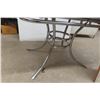 Image 3 : Retro Chrome Leg Table 29'' x 42'' x 30'' with 12'' Leaf 
