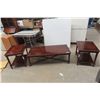 Image 1 : Coffee Table 16'' x 50'' x 24'' , 2 End Tables 21'' x 20'' x 26'' 