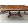Image 2 : Dining Room Table Double Pedestal 29'' x 42'' x 62'' with 2 