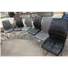 Image 1 : 6 Leather/Leather Style Dining Room Chairs, Matching in 2 
