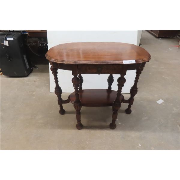 Antique Stand with Drawer 30'' x 33'' x 20'' 