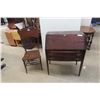 Image 1 : Drop Front Writing Desk 38'' x 30'' x 17'' with Chair 
