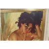 Image 2 : Vintage Picture of Lady 24'' x 29'' 
