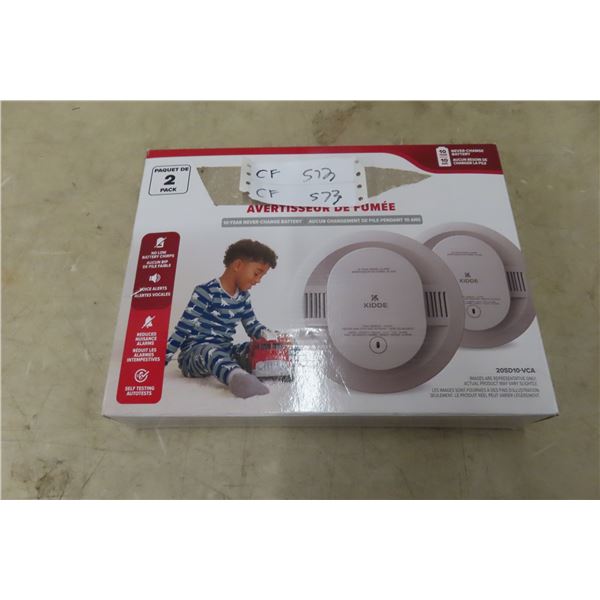 Kidde 2 Pack Smoke Alarm, Appears New.