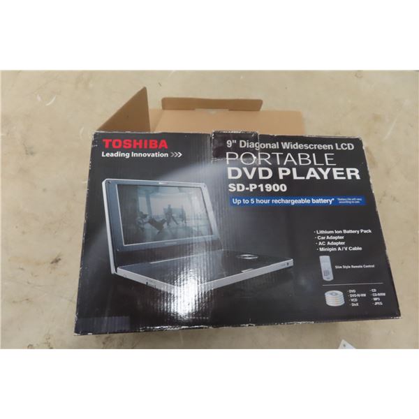 Toshiba 9'' Portable DVD Player SD-P1900