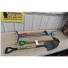 Image 1 : 4 Hand Yard Tools: Spade, Edger, Garden Claw, Good Axe 
