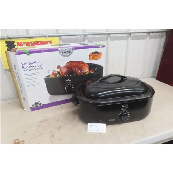 Rival Self-Basting Roaster Oven 16quart 
