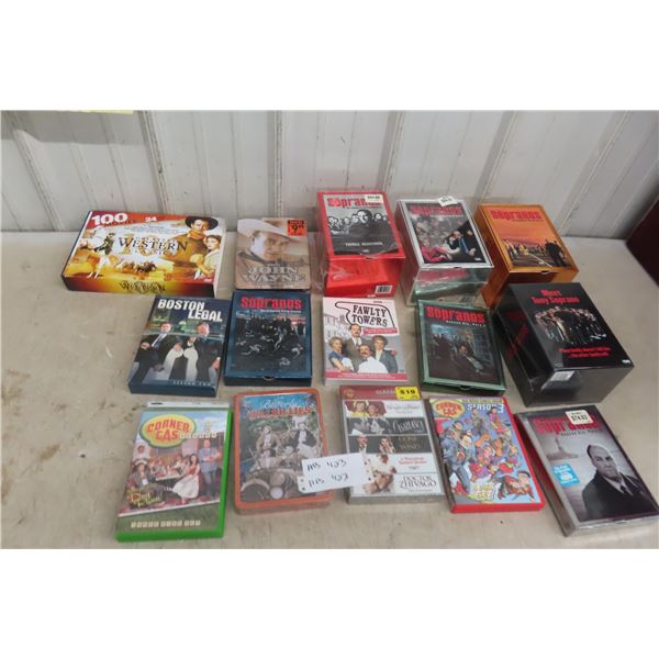 DVD Series & Movies : Suprano, Corner Gas, John Wayne & 