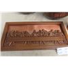 Image 2 : Copper Kettle, Candelabra, Last Supper Picture Tray, Copper