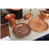 Image 4 : Copper Kettle, Candelabra, Last Supper Picture Tray, Copper
