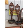Image 8 : Copper Kettle, Candelabra, Last Supper Picture Tray, Copper