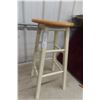 Image 2 : 2 Wood Stools, Folding Gentlemans Stand