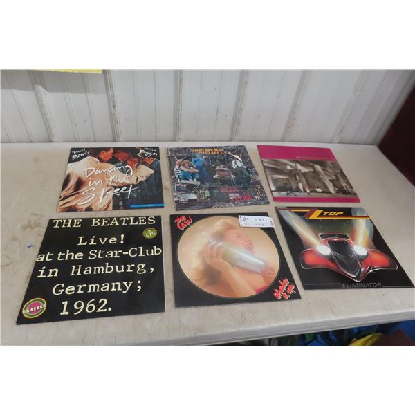 6 Rock and Roll Records: ZZ Top Eliminator, U2 Unforgettable Fire, 