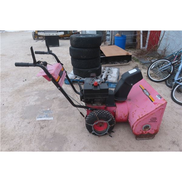 Mastercraft Snowblower, Working.