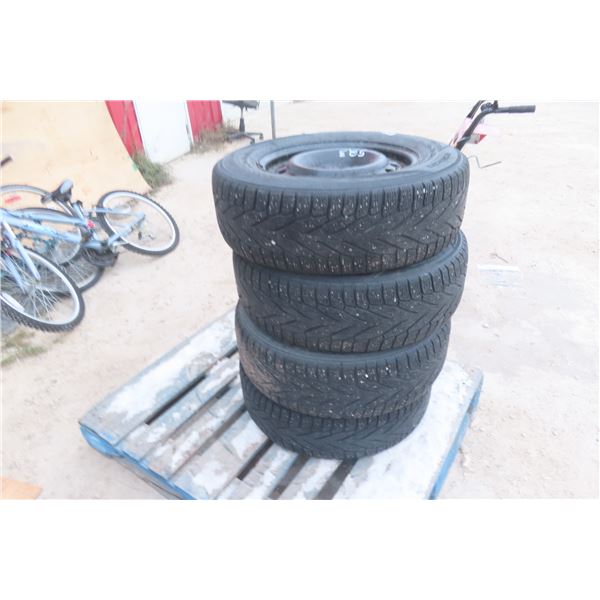 4 Tires 215/70 R16 on Rims 