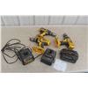 Dewalt Cordless Tools: Drills & Chargers. As Is (Untested) 