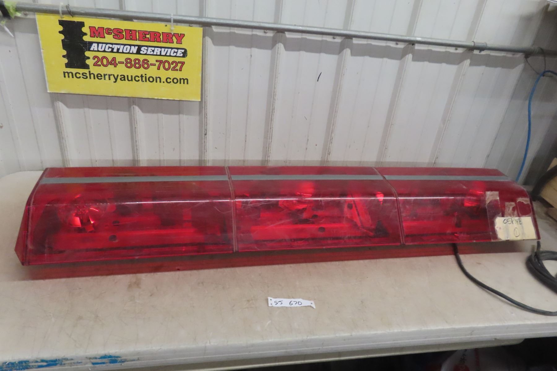Public Safety Equipment Code 3 Emergency Vehicle Light Bar