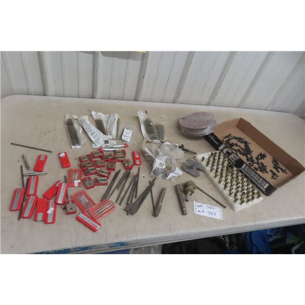 New Router Bits, Drill Bits, Taps, Orbital Sand Paper