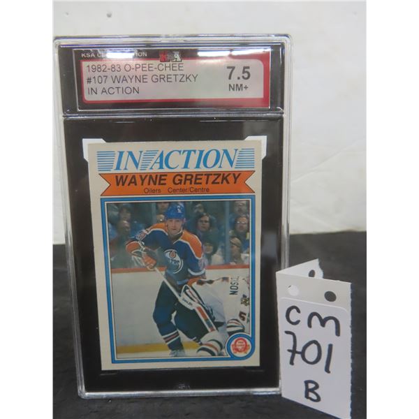 Graded Wayne Gretzky Edmonton Oilers Trading Card