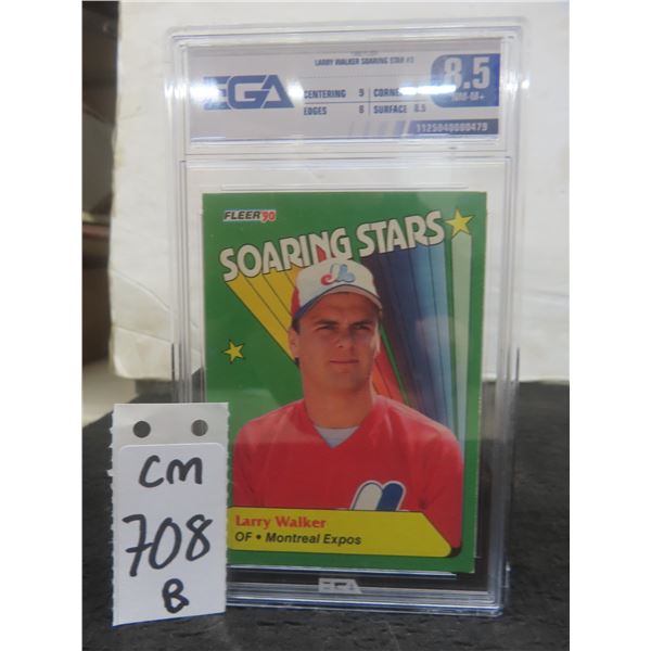 Graded Larry Walker Montreal Expos Trading Card