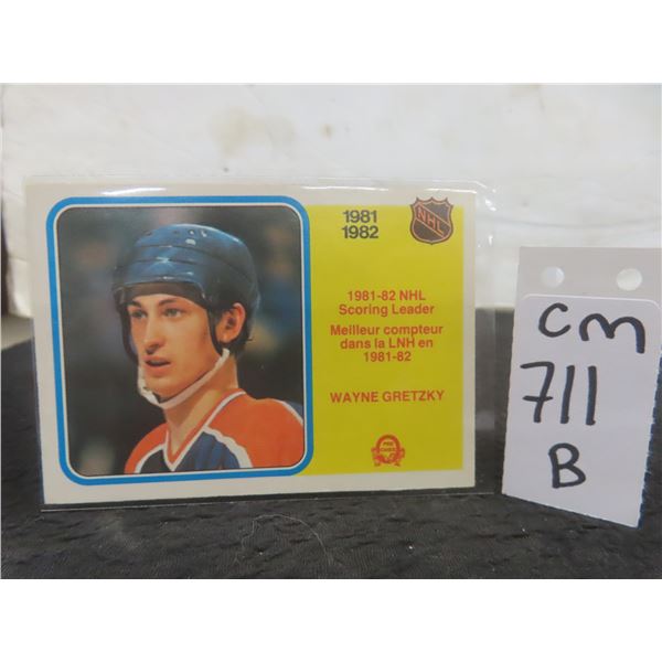 Wayne Gretzky Edmonton Oilers Trading Card