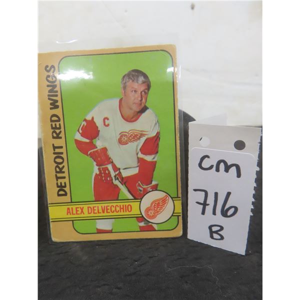 Alex Delvecchio Detroit Red Wings Trading Card