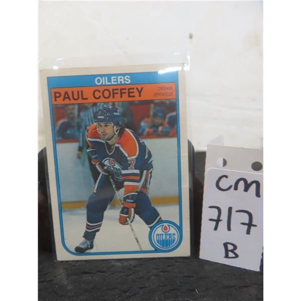 Paul Coffey Edmonton Oilers Trading Card