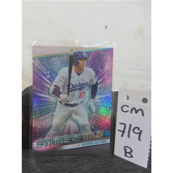 Shohei Ohtani Los Angeles Dodgers Baseball Trading Card