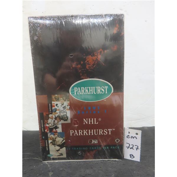 Unopened 1991 Parkhurtst Hockey Card Box