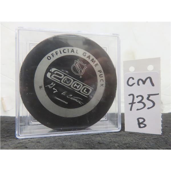 Edmonton Oilers Official NHL Game Puck