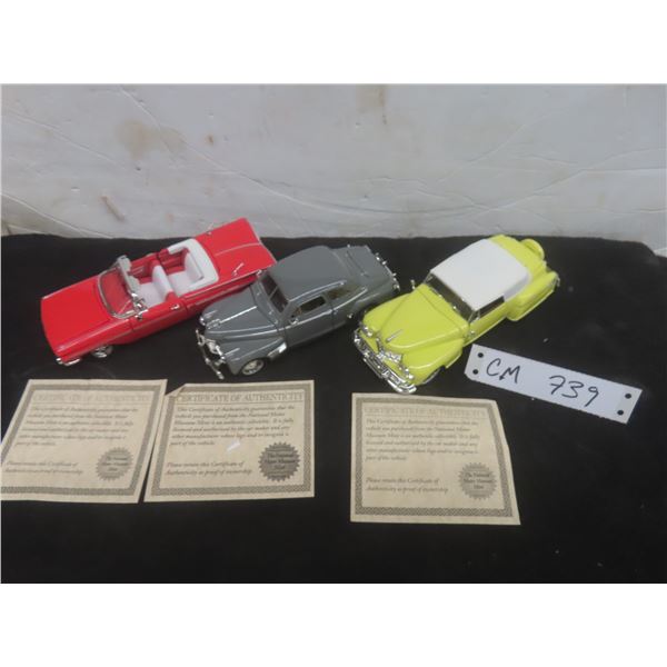 National Motor Museum Mint Three-Car Die-Cast Collection