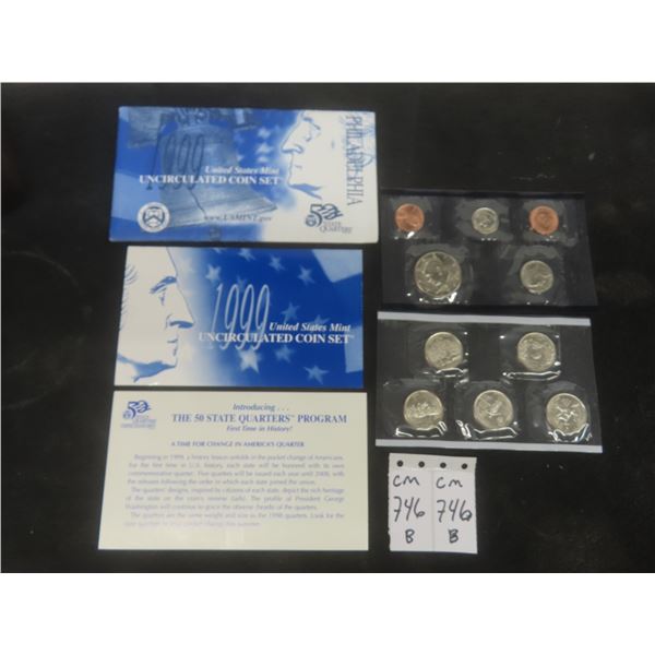 1999 United States Mint Uncirculated Coin Set