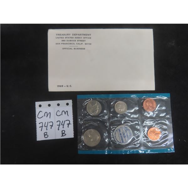 1969 United States Mint Uncirculated Coin Set
