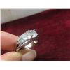 Image 6 : New Platinum-Plated 1.0 Ct Cubic Zirconia Men's Ring, Resizable.