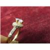 Image 8 : New 18K Gold-Plated 1.0 Ct Cubic Zirconia Luxury Halo Ring, Size 7.