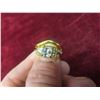 Image 12 : New 14K Gold-Plated 1.0 TCW Princess-Cut Cubic Zirconia Trinity Ring Set, Size 7.