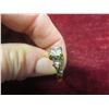 Image 8 : New 14K Gold-Plated 1.0 TCW Princess-Cut Cubic Zirconia Trinity Ring Set, Size 7.