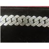 Image 3 : New Platinum Plated 14mm Simulated Diamond CZ Iced Out Cuban Link Necklace - 19.5" Long