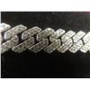 Image 5 : New Platinum Plated 14mm Simulated Diamond CZ Iced Out Cuban Link Necklace - 19.5" Long