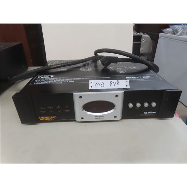 Monster Power HTS 5100 MKII Home Theatre Power Center, As Is.
