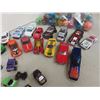 Image 4 : Assortment of Hot Wheels, Diecast Vehicles, Micro Machines, 44 Super Balls, Roblox Mini Figures