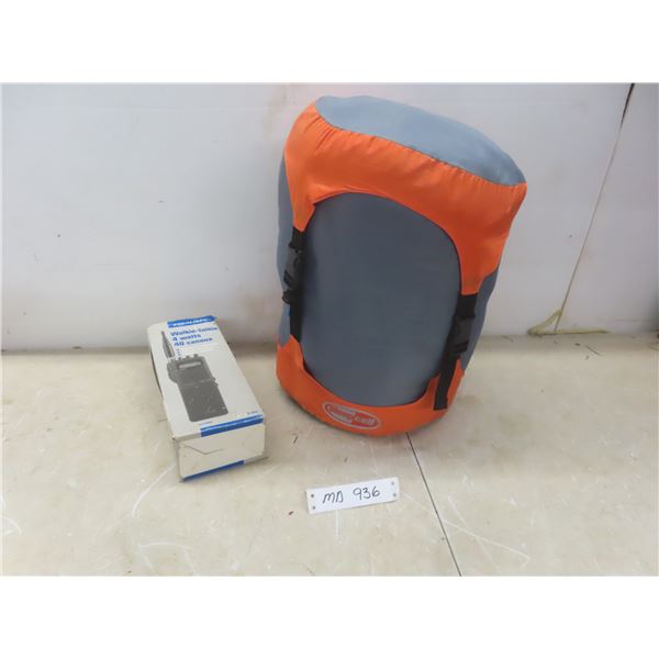 Extra-Large Sleep Cocoon Vest Sleeping Bag and 4-Watt 40-Channel CB Radio Walkie-Talkie